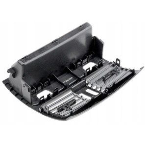 Grila Centrala Ventilatie Spate compatibil cu BMW Seria 5 F10 F11 2010- Negru, pentru vehicule cu incalzire in bancheta scaune - Img 3