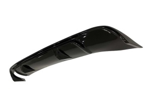 Hátsó lökhárító toldás, kompatibilis a VW Jetta Mk6 VI 2014-2018-as modellel, fényes fekete - Img 4