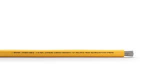 Hertz MPC YE 1.0, Cablu Alimentare Marin Galben 1 AWG, 1000 mm, Metru