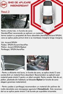 Insonorizant auto Premium STP SPLEN 08, 8mm, 375x500mm, Foaie - Img 3
