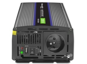 Invertor de tensiune Qoltec Monolith de la 12V la 230V 1000/2000w - Img 5