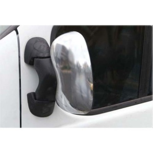 Krómozott tükörborítások, kompatibilisek az OPEL VIVARO 2001-2014 modellekkel, króm műanyag - Img 3