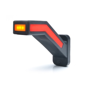 LAMPA GABARIT LED CU BRAT 1165L W168.1, 12V-24V, POZITIE ALB / ROSU / PORTOCALIU STANGA WAS - Img 2