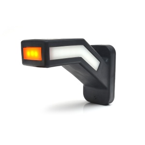 LAMPA GABARIT LED CU BRAT 1167P W168.2, 12V-24V, POZITIE ALB / ROSU / PORTOCALIU DREAPTA WAS - Img 2