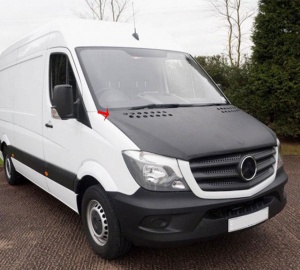 Motorháztető borítás, kompatibilis a MERCEDES SPRINTER 2014-2018 modellekkel, fekete színben