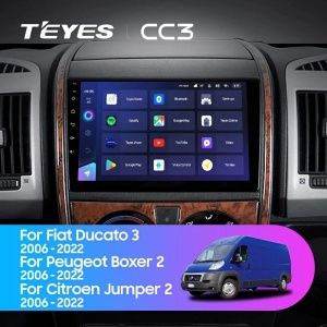 Navigatie Auto Teyes CC3 2K Peugeot Boxer 2 2006-2022 6+128GB 9.5" QLED Octa-core 2Ghz, Android 4G Bluetooth 5.1 DSP - Img 2