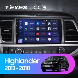 Navigatie Auto Teyes CC3 360° Toyota Highlander 3 2013-2018 6+128GB 10.2" QLED Octa-core 1.8Ghz, Android 4G Bluetooth 5.1 DSP - Img 2