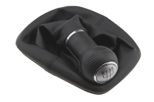 Nuca schimbator cu manson compatibil VW Golf IV 4 1998-2005, 5 viteze argintiu