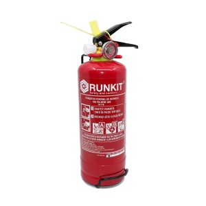 Pachet Trusa sanitara auto - Certificate R.A.R. valabilitate 5 ani, conforma cu standardul European DIN13164:2022, Stingator auto P1 reincarcabil cu manometru 1 KG, vesta reflectorizanta - Img 2