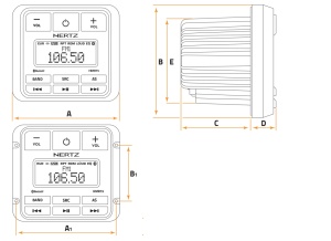 Player digital Marine Hertz HMR 15D - Img 3