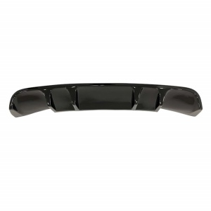 Prelungire difuzor Bara Spate compatibil cu VW GOLF 6 2008-2012 fara evacuare, negru lucios - Img 2