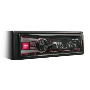 Radio CD/USB CDE-192R ALPINE, CONTROL i-POD, ROSU/VERDE - Img 2