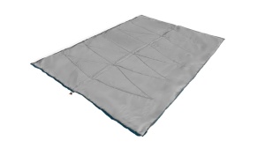 Sac de dormit, 190x75cm, albastru, Easy Camp Sleeping Bag Starling Square Blue 10C - Img 2