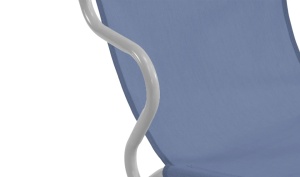 Scaun pliabil pentru camping, plaja, pescuit sau gradina, Outwell Sauntons Lux Ocean Blue, culoare bleu albastru - Img 2