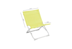 Scaun pliabil pentru camping, plaja, pescuit sau gradina, Outwell Sauntons Sunburst, culoare galben - Img 2