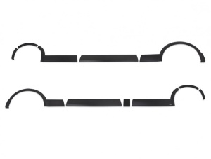 Set 11 bandouri laterale compatibile VW T5 Transporter Caravelle Multivan 2003-2009, caroserie lunga - Img 1