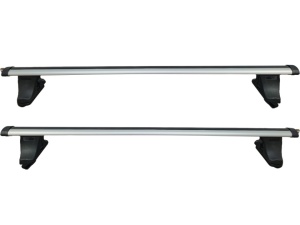 Set 2 bare portbagaj transversale universale compatibil cu automobile fara bare longituninale sau prindere fixa, lungime 120 cm, aluminiu - Img 1