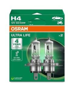 SET 2 BECURI 12V H4 60/55 W ULTRA LIFE OSRAM - Img 3