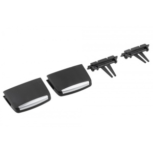 Set 2 Butoane grila ventilatie fata, reglaj butoane culisante compatibile BMW X5 E70 2006-2013, X6 E71 2007-2014