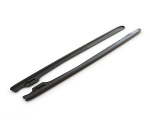 Set 2 extensii, prelungire praguri laterale compatibile cu BMW Seria 3 E46 1997-2005, negru lucios