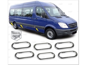 Set 6 ornamente inox semnalizari compatibil MERCEDES SPRINTER W906 2006-2017 - Img 4