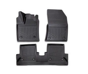 Set covorase auto cauciuc BMW Seria 3 E46 1998-2006, forma tavita 3D