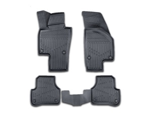 Set covorase auto cauciuc VW Passat B6 B7 2005-2014, Passat CC 2008-2017, forma tavita 3D