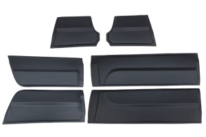 Set Protectii laterale pentru usi compatibile VW Amarok 2010->, plastic ABS, calitate Premium - Img 6