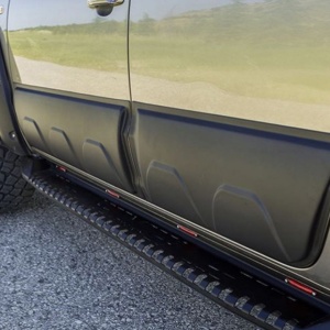 Set Protectii laterale pentru usi compatibile VW Amarok 2010->, plastic ABS, calitate Premium - Img 4
