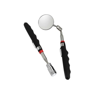 Set scule pt inspecție, Tijă telescopică cu magnet și LED + Tijă cu oglindă