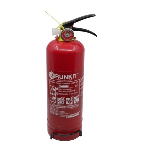 Stingator auto P2 cu manometru, 2 kg, pulbere, omologat RAR, suport inclus, pentru autoturisme si utilitare