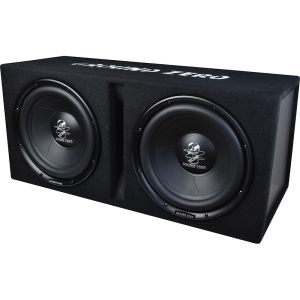 Subwoofer auto dublu activ Ground Zero GZIB 2.30BR-ACT – 2x300mm, 1000W max - Img 1