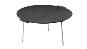Tigaie cu 3 picioare, pentru gatit la foc de tabara, Robens Bighorn 3 Legged Pan