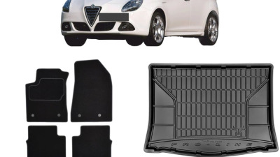 Covorașe Auto Alfa Romeo Giulietta – protecție sportivă pentru un hatchback italian