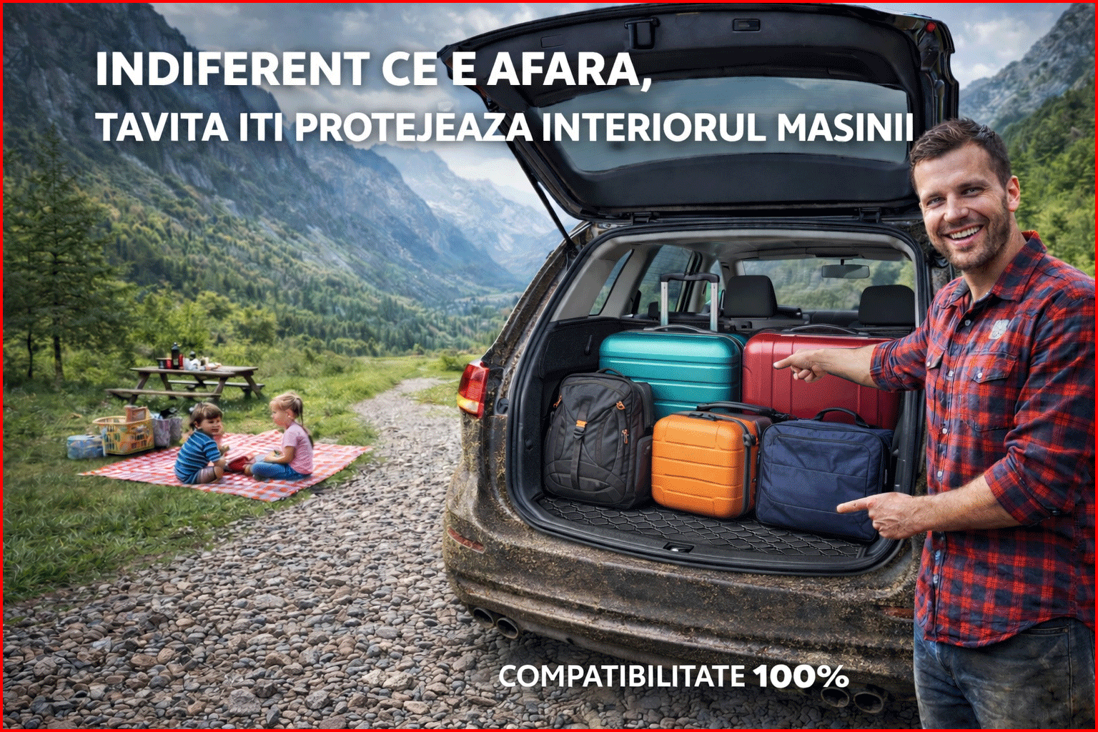 Tavita Portbagaj Volkswagen Golf 8 din 12.2019 - 2026 Portbagaj Superior Roata Rezerva Normala, Caroserie Hatchback
