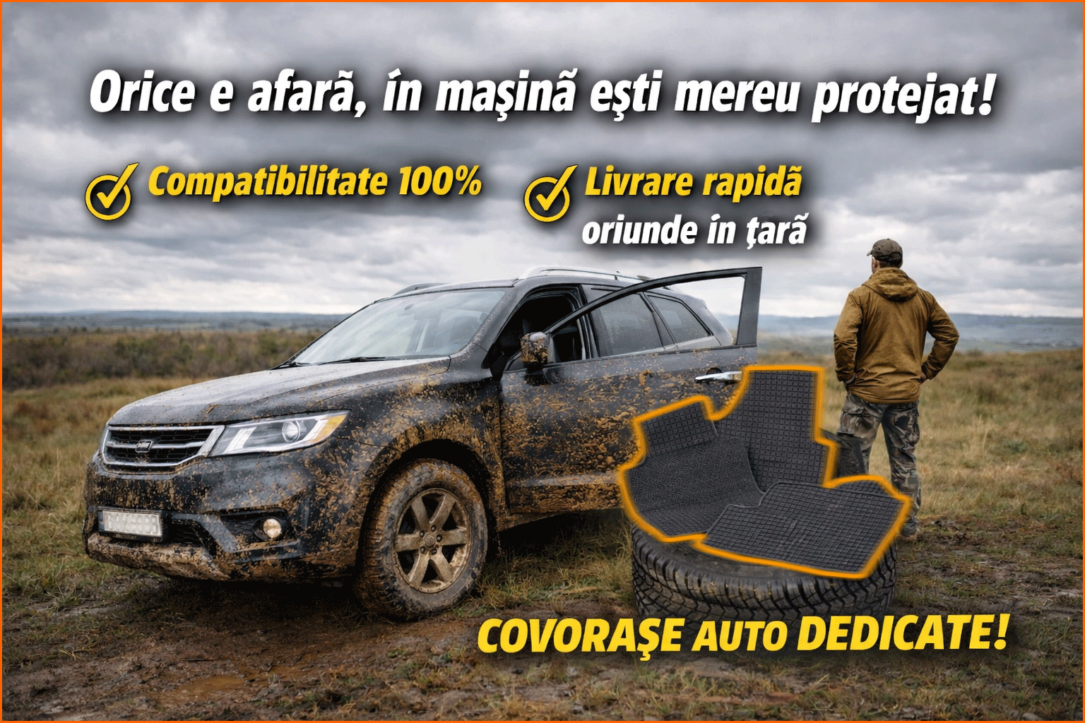 Set covorase auto FORD TRANSIT CUSTOM II FABRICATIE 2024 - 2026, Caroserie VAN, 2-3 LOCURI 