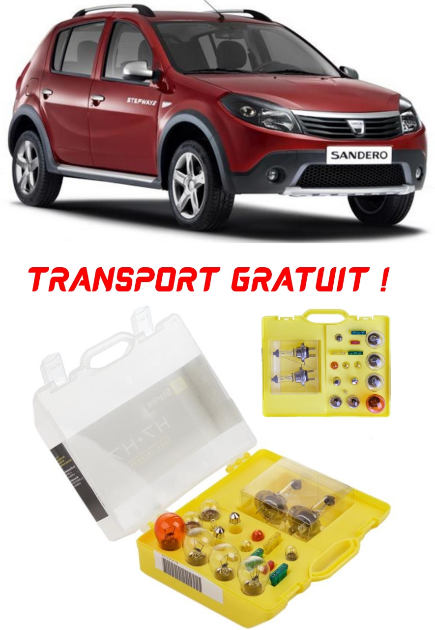 💥🚘 Set becuri trusa DACIA SANDERO ✓ Lumina Far