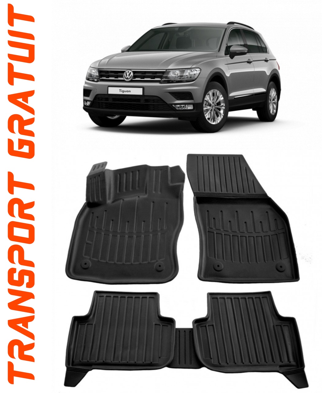 Set covorașe auto Volkswagen Tiguan dedicate