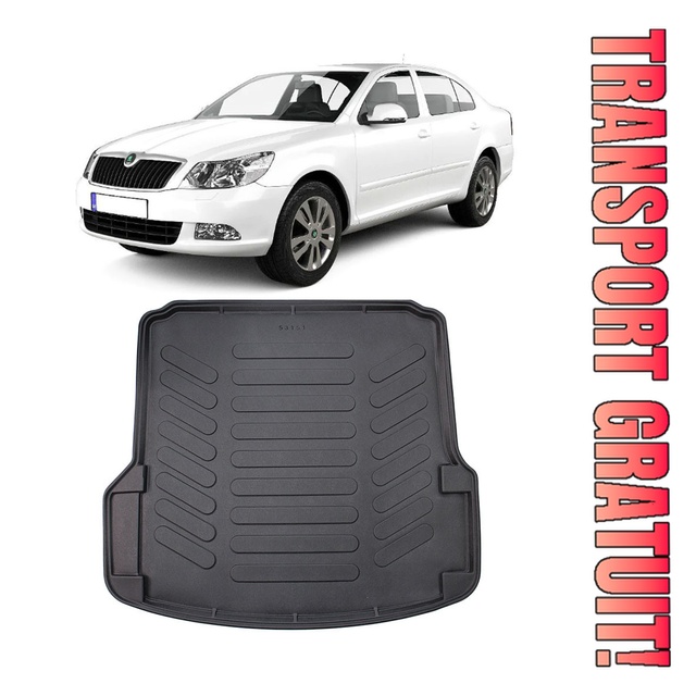 🛡️ Tăvițe Portbagaj Skoda 🚗 Protecție Premium ✓