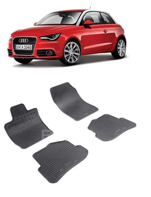 Audi A1 8X, Hatchback, fabricat din 09.2010 - 05.2018, set covorase auto dedicate, din cauciuc 100% Premium