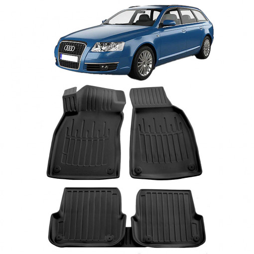 Audi A6 (C6) (2004-2011) Set covorase auto cauciuc G.Modern Line 3D
