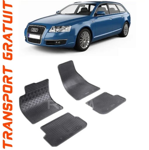 Audi A6 C6, Combi, fabricat din 03.2006 - 2011, set covorase auto dedicate, din cauciuc 100% Premium