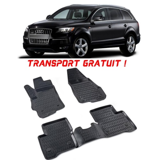 Audi Q5 (Typ 8R) I 2008-2017 Set 4 covorase auto din cauciuc tip tavita premium line 3D - Transport Gratuit!