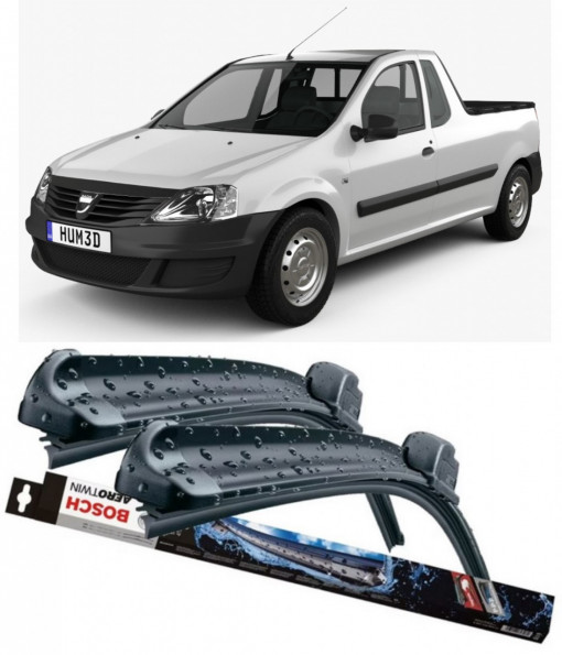Dacia Logan Pickup Set 2 stergatoare parbriz Bosch Aerotwin 600/475mm compatibile cu Dacia LOGAN Pickup (US_) (2008) (50 cm / 50 cm)