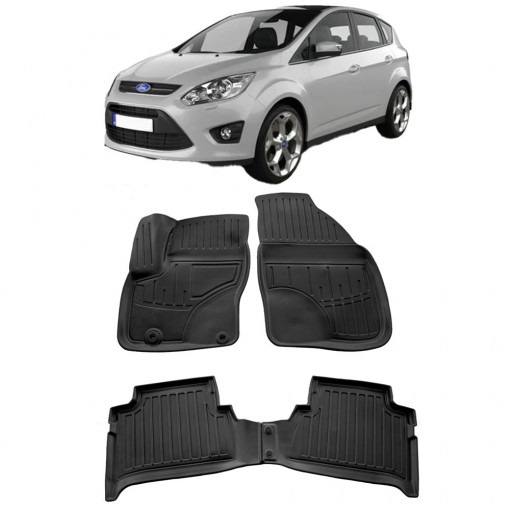 Ford C-Max (2003-2010) Set covorase auto cauciuc G.Modern Line 3D
