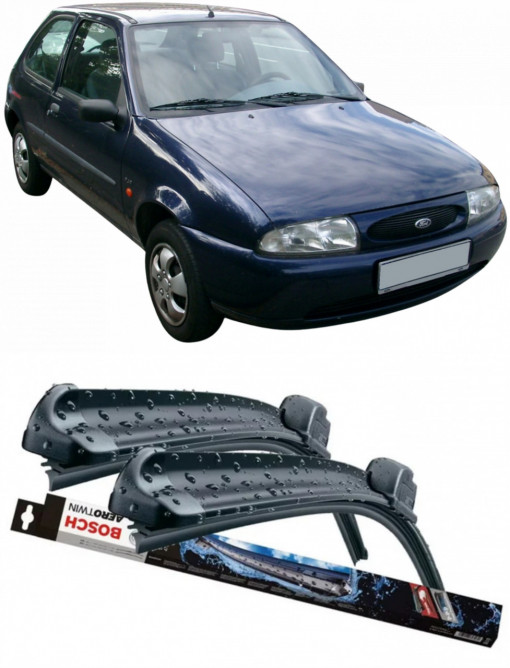 Ford Fiesta Set 2 stergatoare parbriz Bosch Bosch Aerotwin compatibile cu Ford Fiesta 1996-2003 (47.5 cm / 47.5 cm)