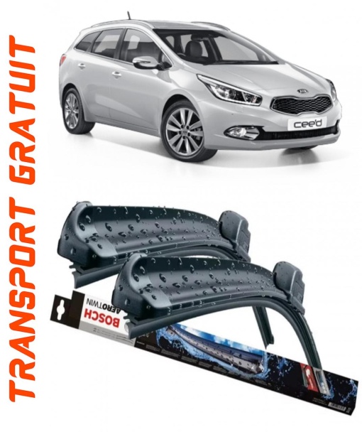 Kia Cee'D Set 2 stergatoare parbriz Bosch Bosch Aerotwin compatibile cu Kia Cee'D 2012-2018 (65 cm / 34 cm)