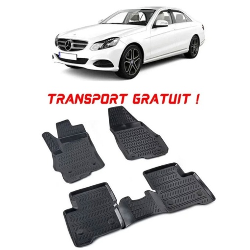 Mercedes E Class W213 2017- Set 4 covorase auto din cauciuc tip tavita premium line 3D - Transport Gratuit!