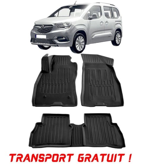 Opel Combo D (2011-2018) Cu 5 Locuri Set covorase auto cauciuc G.Modern Line 3D transport gratuit