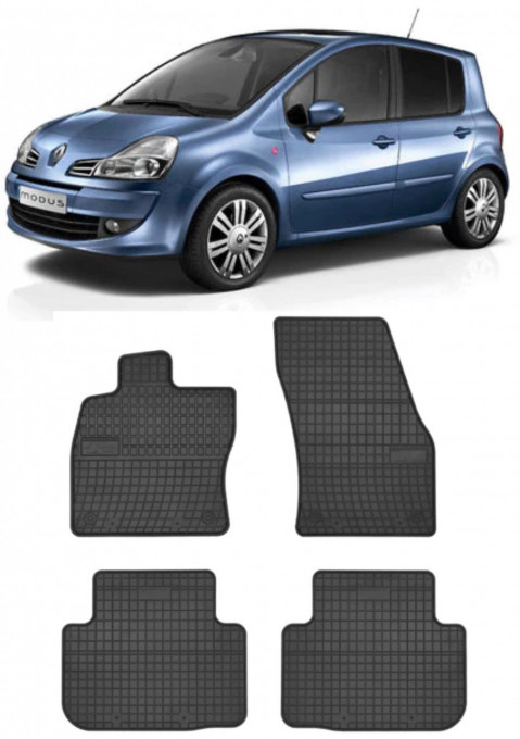 Renault Modus, Hatchback, Din 01.2004 - 12.2007 , Set Covorase Auto Premium